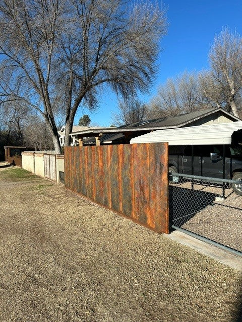 Colorado Corrugated Large Metal Wall Panels 26" x 72"