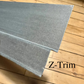 Trim Pieces: L–Trim Interior & Exterior Corners & Z-Trim